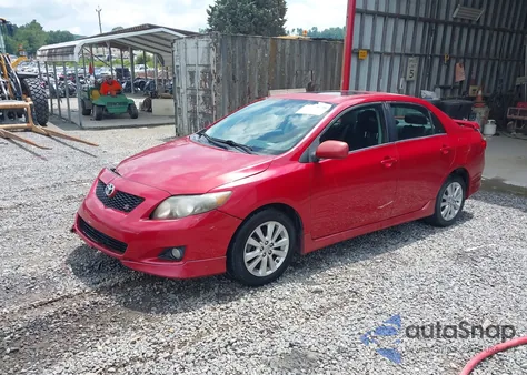 2009 Toyota Corolla S z USA, uszkodzony, nr VIN 2T1BU40E99C154869